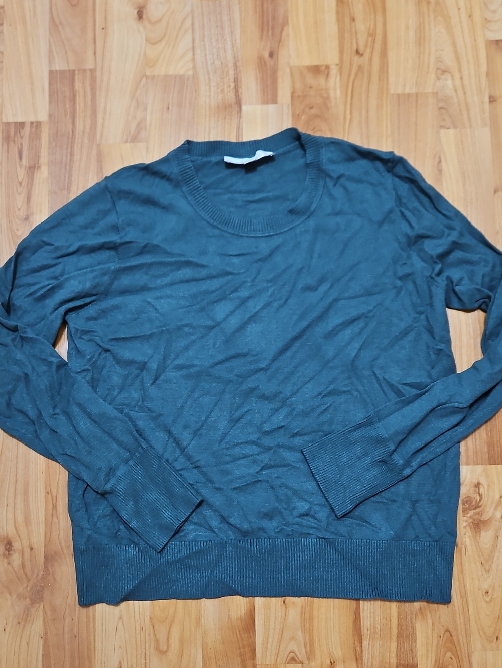 LOFT Teal Crewneck Sweater